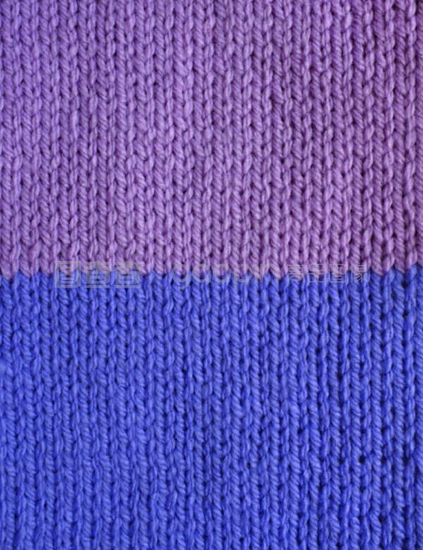 紫色和藍(lán)色條紋短毛織