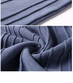 施悅名新款女裝歐美時尚毛織裙 高領(lǐng)拼接寬松內(nèi)搭毛衣連衣裙