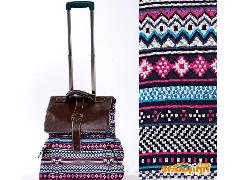 最新色織提花面料 女裝女包女靴輔料 毛織拼接面料zw183